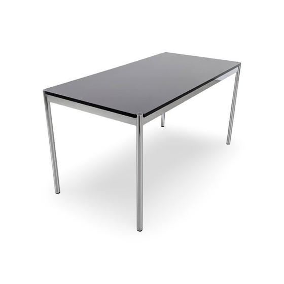 Image 1 of USM Haller tafel, granietdesign, bureau, zwart