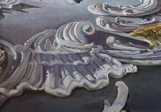 Original Oil Painting Contemporary Art Landscape Babylon – Paintings & Drawings, Canvas (photo 6 of 7)