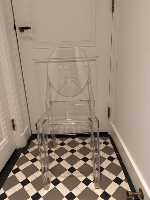 Kartell Luois Ghost chair 4x – eetkamerstoelen, Plastic