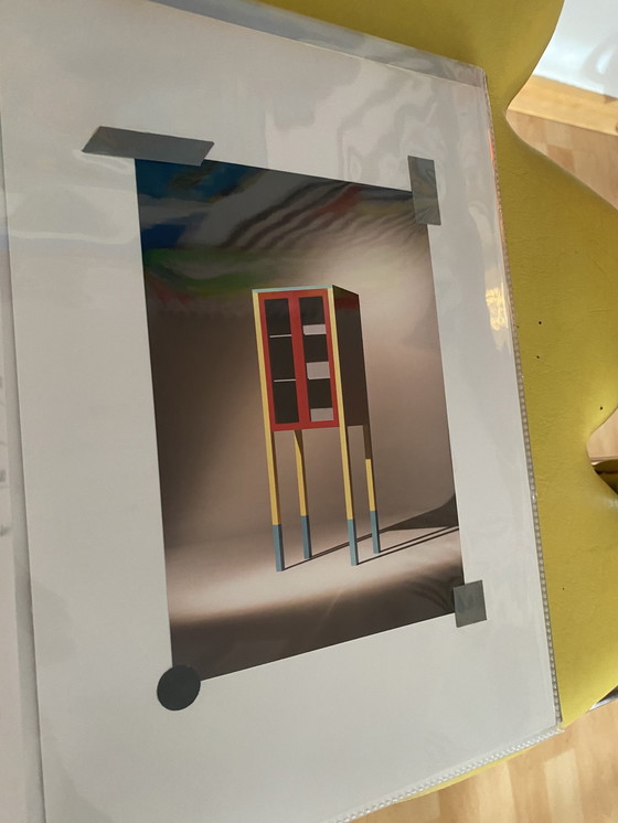 Image 1 of Memphis Design Sottsass, Mendini, Mariscal etc. file folder 1981 original 