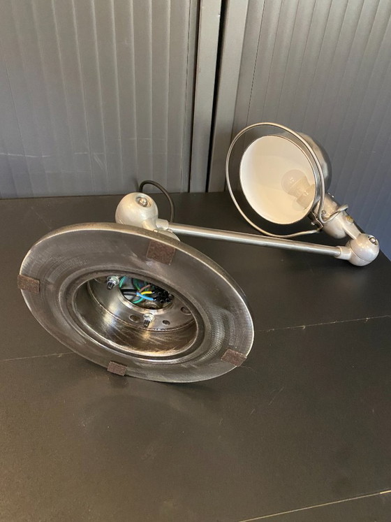 Jieldé Jielde 1-arm Floor Lamp, Clear Gloss Varnish, Industrial Vintage, Table lamps, Metal, Silver (photo 15 of 15)