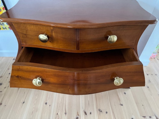 Image 1 of Cassettiere Valenti “Bruselas” – Design di lusso spagnolo 2004 – Dettagli in legno lucidato e ottone