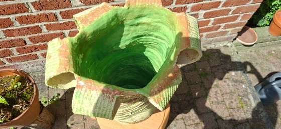 Image 1 of Große, skulpturale Vase aus Kunstkeramik – Unikat