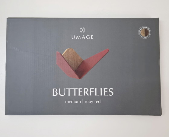 Image 1 of 6 x Umage butterflies ruby red Brand New Items