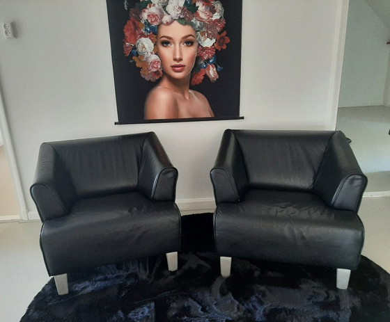 Image 1 of 2 Poltrone Rolf Benz Nero