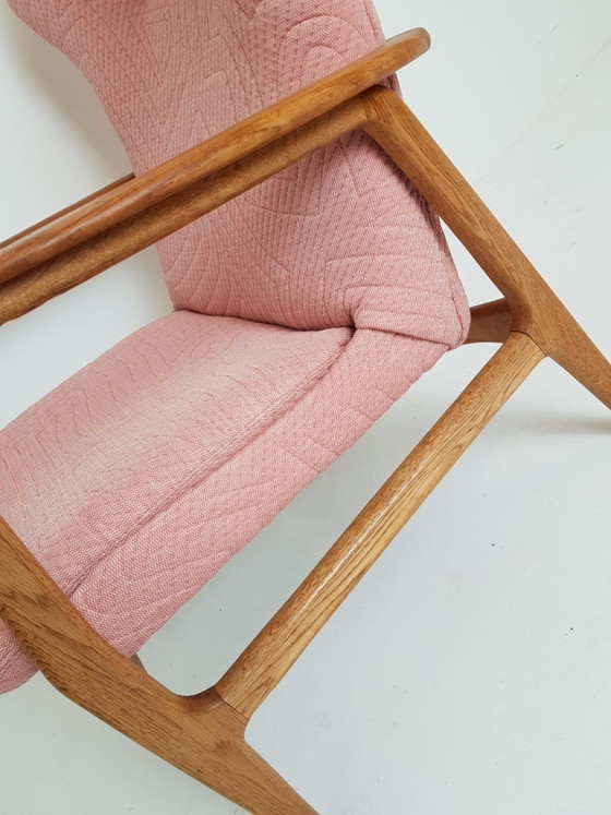 Poltrona Vintage Bovenkamp Rosa Nuovamente Rivestita Kvadrat Febrik – Poltrone, Wood, Polyester (photo 7 of 15)