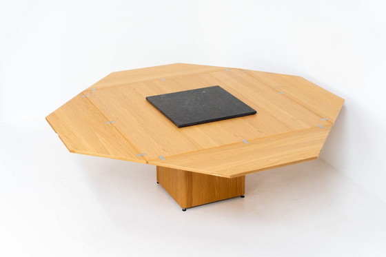 Image 1 of Table à manger « Cirkante » de Bob & Dries Vanden Berghe pour Vanden Berghe Pauvers (Belgique, années 1970).