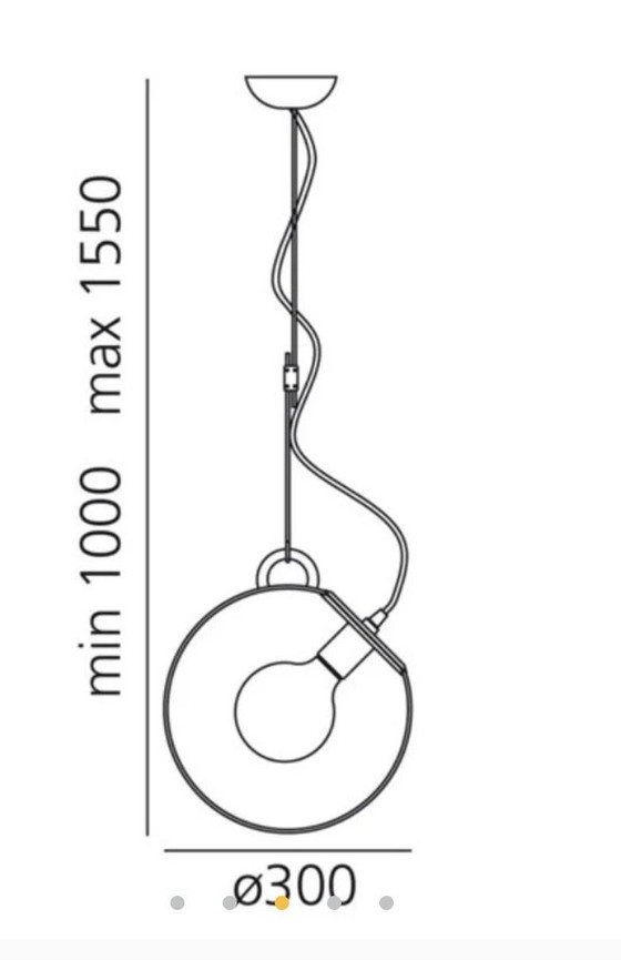 Image 1 of Artemide Miconos lámpara colgante messing/goud