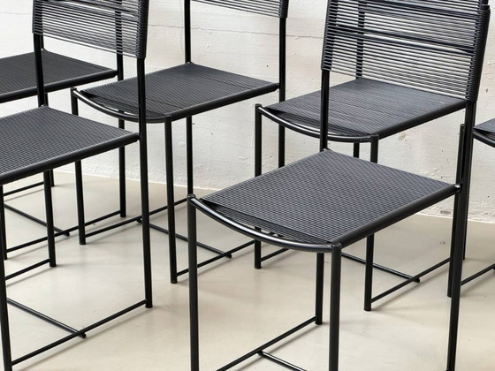 Image 1 of Set di 6 sedie Spaghetti di G. Belotti per Alias, Italia, anni '80