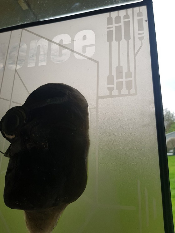 Image 1 of Rob van der Ven glass painting glass sculptures