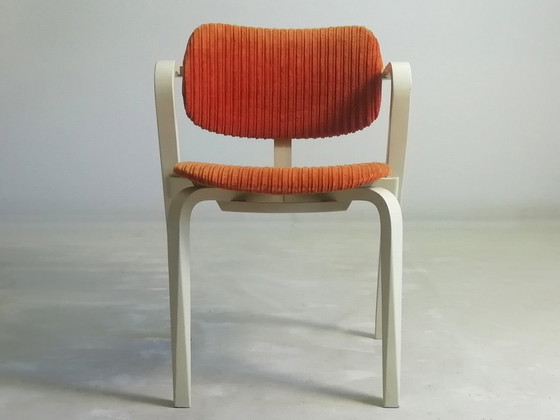 Image 1 of Orig. Asko Ilmari Tapiovaara Aslak Sedia 1946 FIN anni &#39;70 Sedia Arancione Artek