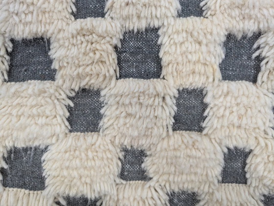 Image 1 of Berber Rug - 261 cm x 153 cm - white and gray Wool