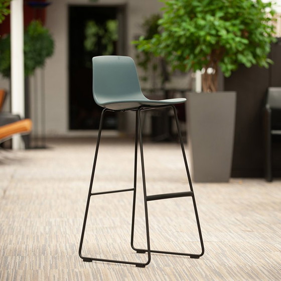 Image 1 of Enea Lottus High Sledge Barhocker