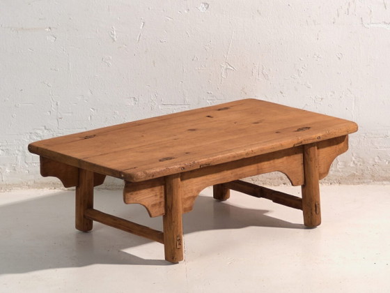 Antieke lage tafel van grenenhout – China, circa 1890 – Salontafels (photo 2 of 40)