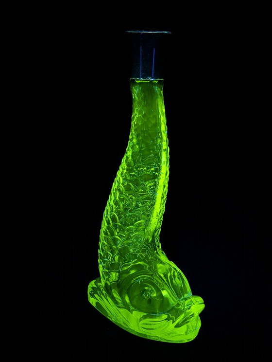 Vintage Fish Bottle (Made in France) – Decorative Objects, Glass, Metal (photo 4 of 10)