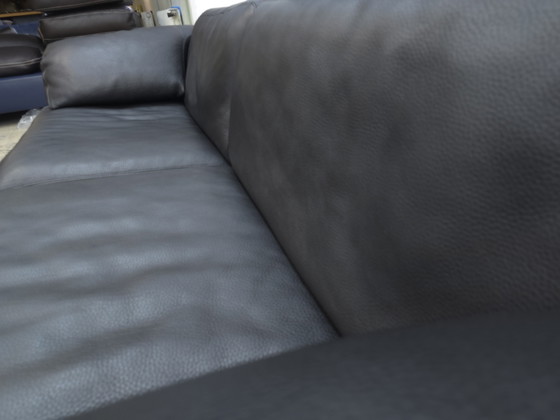 Image 1 of De Sede ds 17 Wk Living Leather Sofa Couch Designer Sofa Black Top