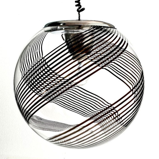 Image 1 of Murano art glass pendant light, Lino Tagliapietra attributable, 1970s.