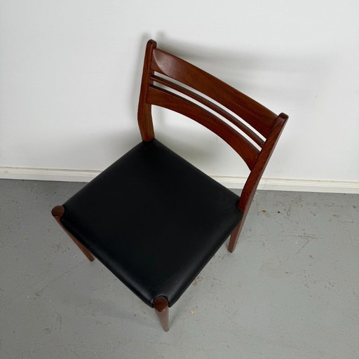 2x wunderschöne Teak Esszimmerstühle, 1960er