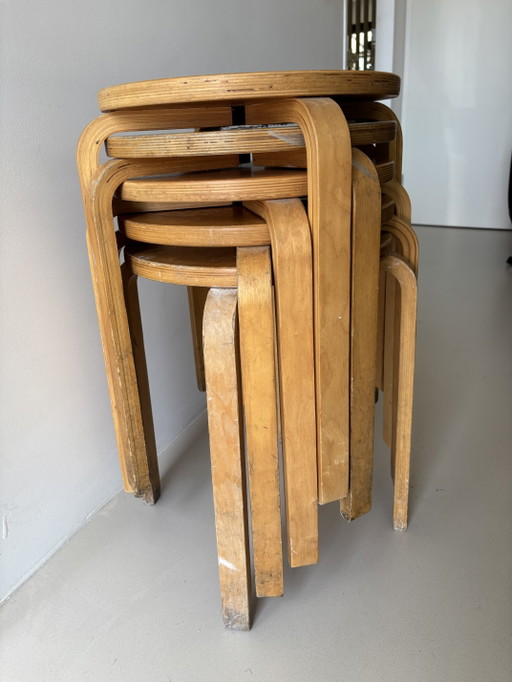 Set van 5 IKEA Frosta krukjes flink gebruikt