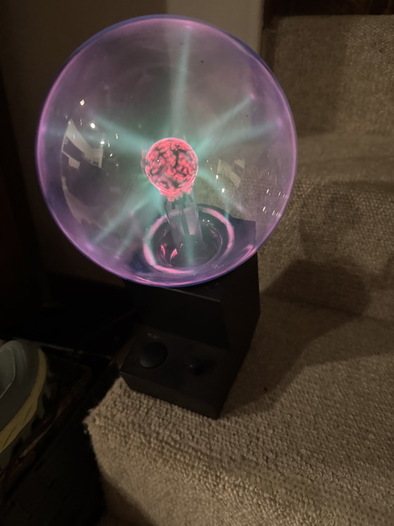 Image 1 of Large vintage plasma lamp – Space Age design – 1980s