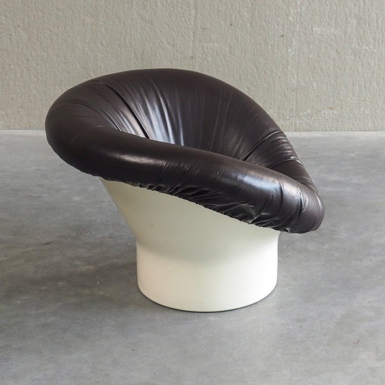 Krokus Lounge Chair van Lennart Bender voor Ulferts AB (1968) – Fauteuils, Leather, Fiberglass (photo 7 of 13)