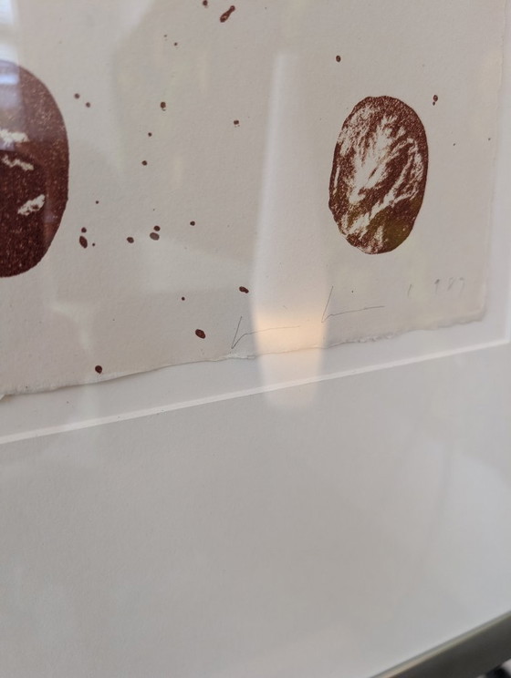 James BROWN (1951 - 2020) Red Spots II Litografia a colori – Litografie e stampe, Vetro (photo 5 of 6)