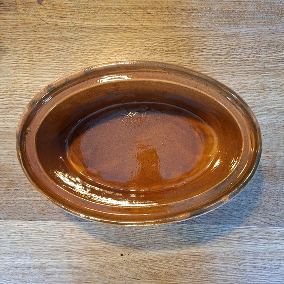 Image 1 of Wiskemann oven dish with silver-plated holder