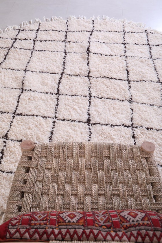 Image 1 of Handmade Moroccan Round rug 200cm - Beni ourain rug- custom round rug - Berber circle rug - custom round carpet - free shipping 