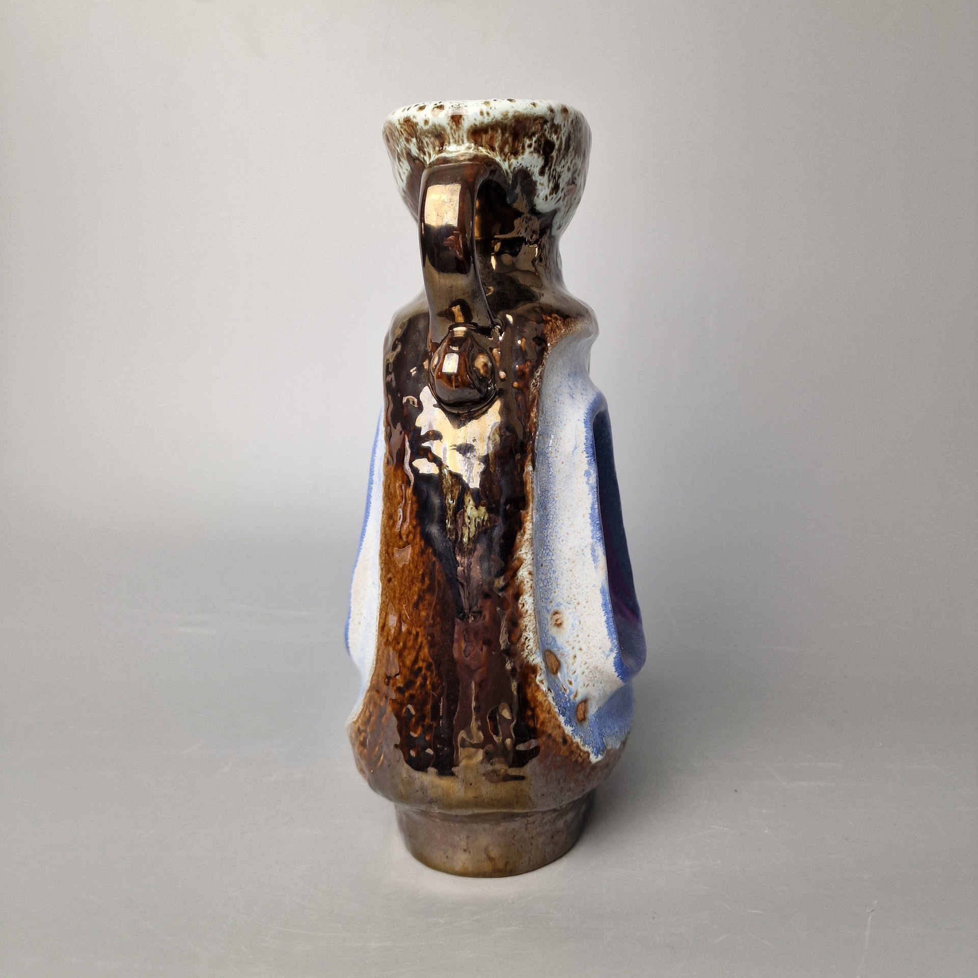 Vintage West German Fat Lava Vase Made by Walter Becht, Shape