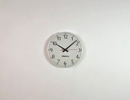 Vintage-Bürowanduhr von Elektročas, 1990er Jahre