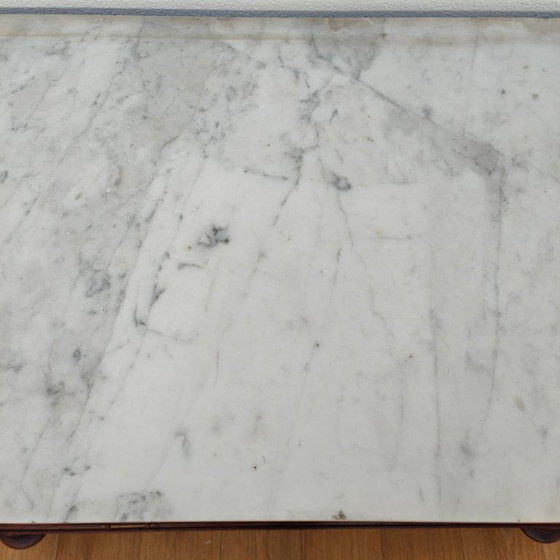 Image 1 of Vintage antique dresser chest of drawers bathroom furniture with marble top