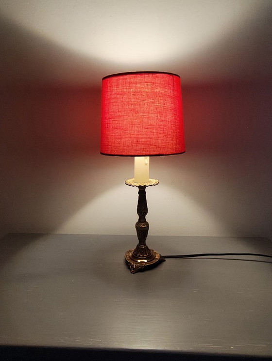 Image 1 of Lampada in ottone in stile Art Nouveau