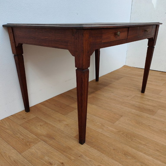 Image 1 of Rustikaler Esstisch im Landhausstil mit 2 Schubladen