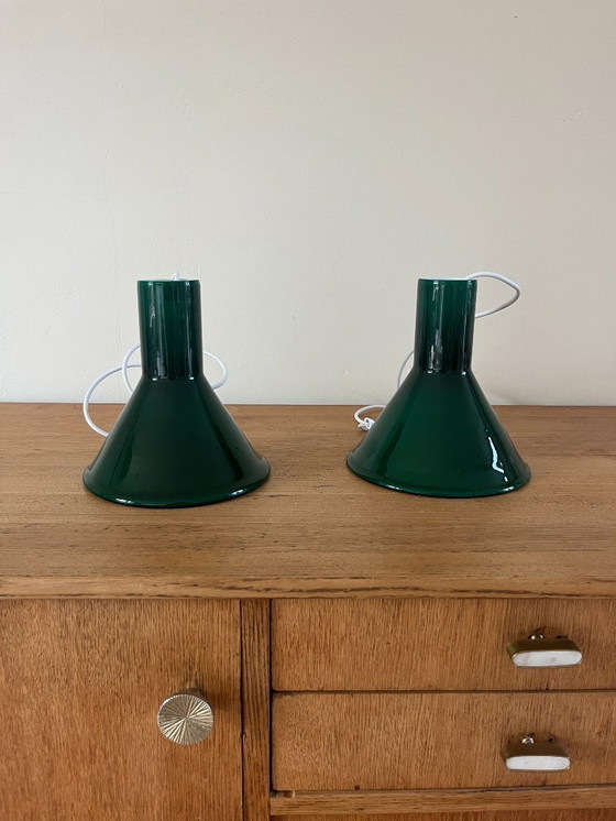 Image 1 of Set vintage di 2 pendel Holmegaard P&T - Michael Bang - Fatto a mano
