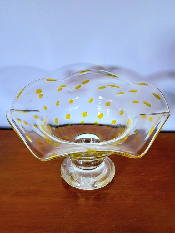 Image 1 of Coupe en verre soufflé de Murano 
