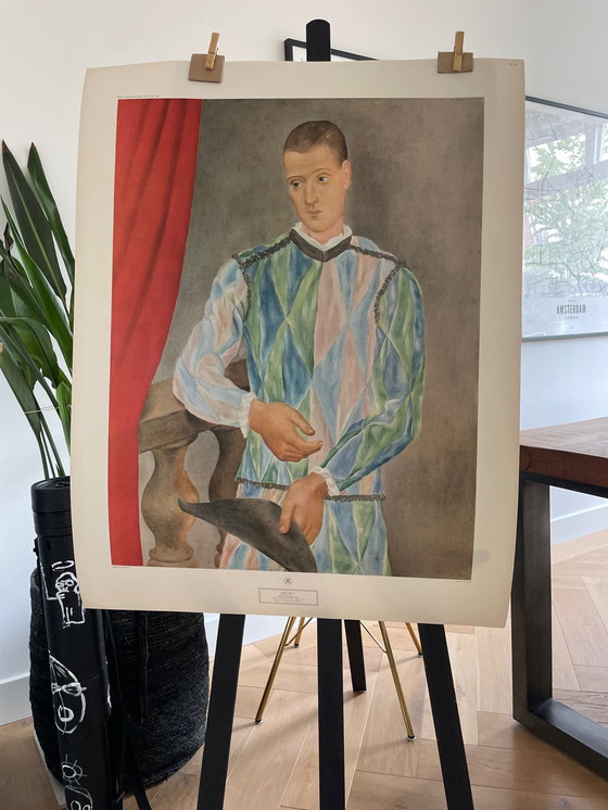 Image 1 of Pablo Picasso (1881-1973), Arlecchino, 1917, Copyright The Twin Editions, Diritti di riproduzione Riserve SPADEM Parigi, TP