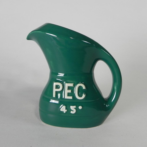Green PEC water carafe, carafe, 1950s