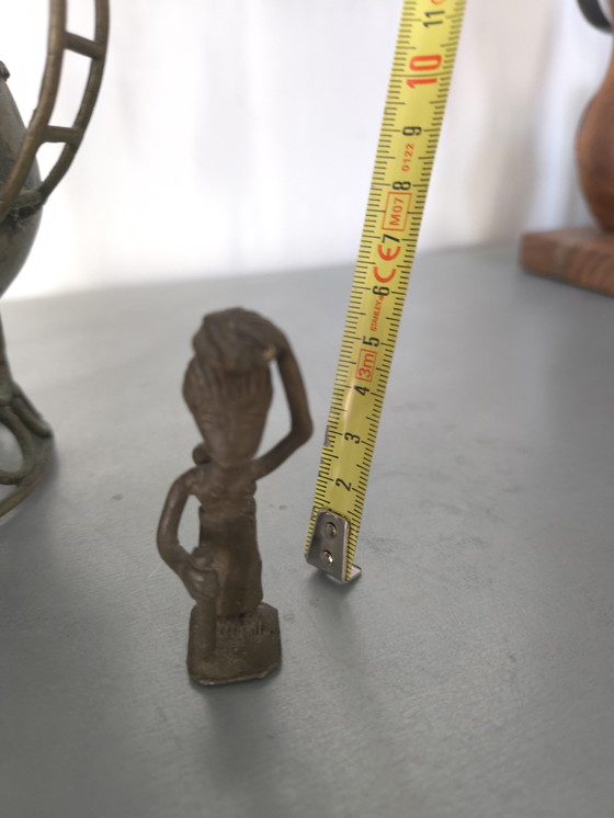 Image 1 of African bronze decorated ash cup