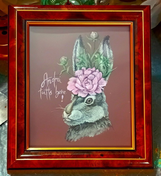 Image 1 of Angeli, coniglietti e gatti pasquali. Fatti a mano