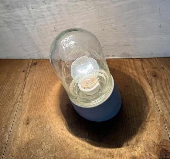 Image 1 of Vintage witte porseleinen wandlamp, jaren 70