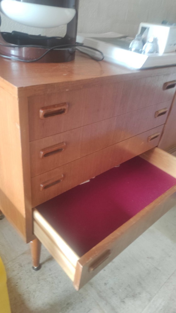 Large sideboard, mid-century by Alfred Hendrickx – Ceramic, Metal (photo 4 of 6)