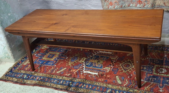 Image 1 of Teak Metamorphic Dining Table by Kai kristiansen, Denmark, 1960s