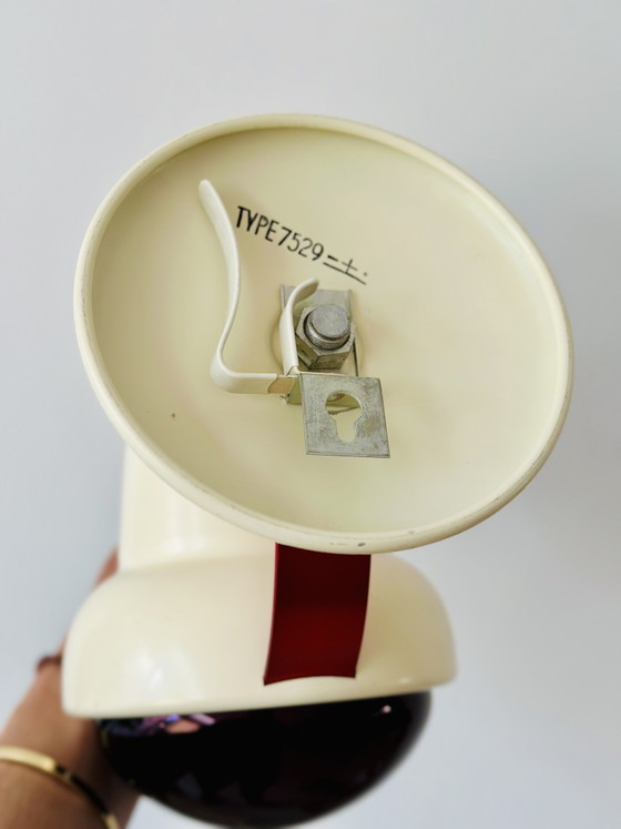 Image 1 of Philips Infrared Lamp Type 7529 – Space Age Design – 1960s – Original & Working