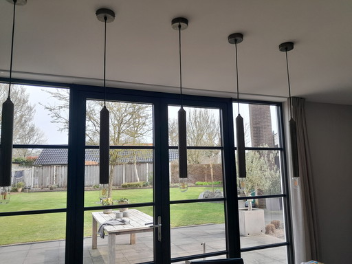 5 x Pendelleuchten