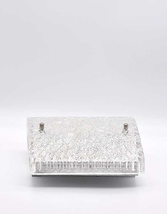 Image 1 of Lampada da parete in vetro di Bur Leuchten - Classico del design tedesco d'epoca