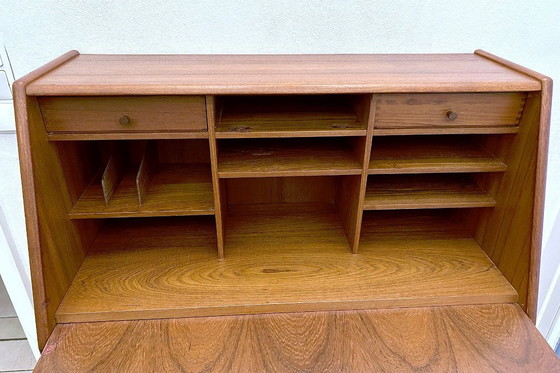 Image 1 of Vintage Deense secretaire Bernhard Pedersen & Zoon