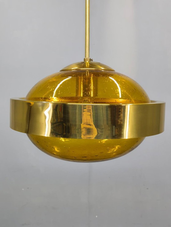 Image 1 of Space Age UFO Pendant Lamp by Kamenický Šenov, Czechoslovakia 1970s