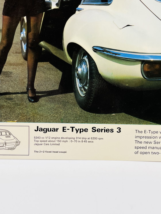 Image 1 of Photo Cartonnée Jaguar E-type series 3