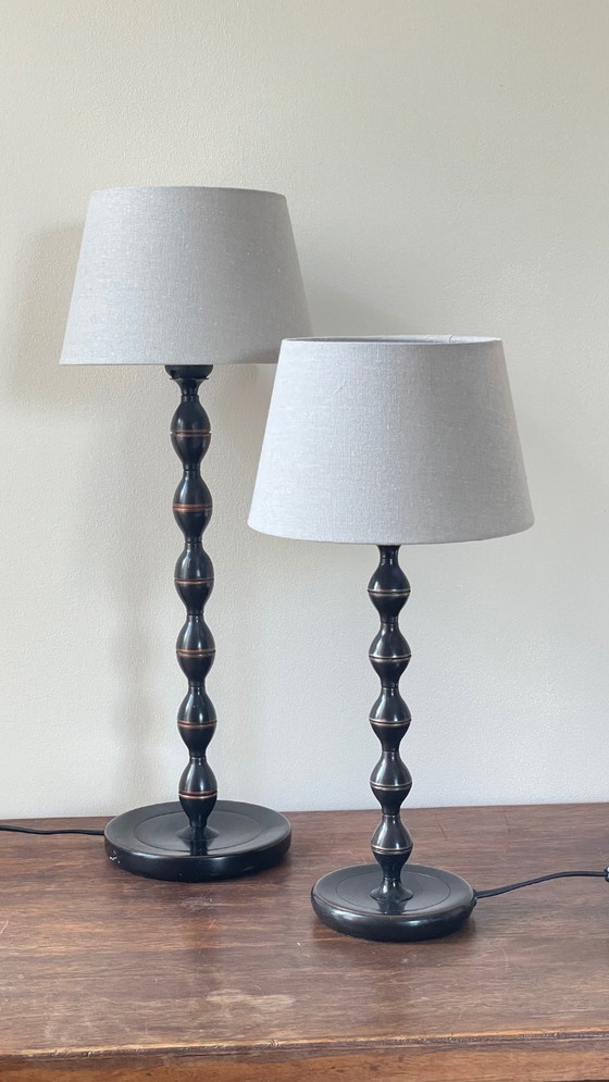 Image 1 of Een paar vintage Ikea spiraallampen