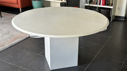 Table de salle à manger Rosenthal « Quadrondo » par Erwin Nagel, grande version 140 cm